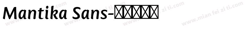 Mantika Sans字体转换